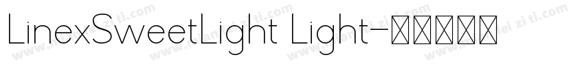 LinexSweetLight Light字体转换
